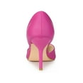thumbnail image 2 of BLISSFUL STEP Women's Pointy Toe Slip on Stiletto Heel Pump Sandals, 2 of 7