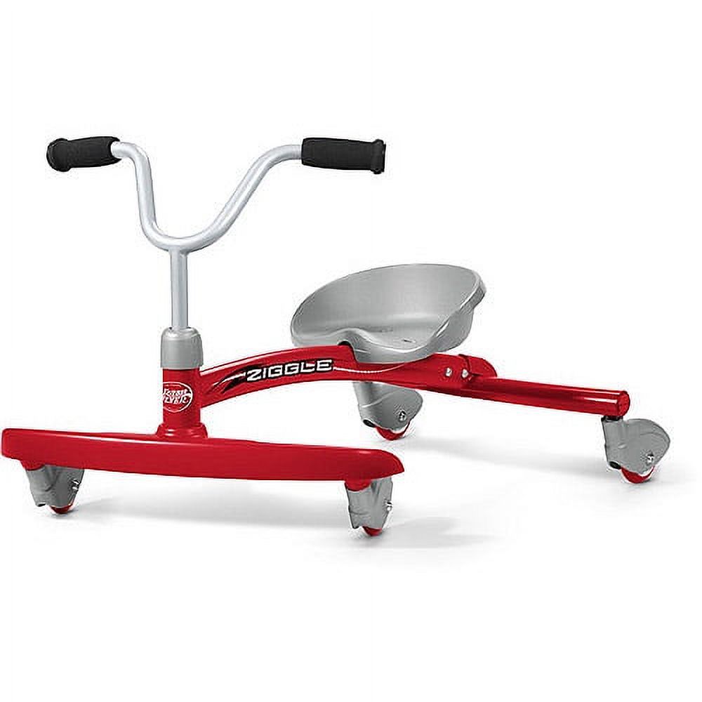 Radio Flyer, Ziggle, Caster Ride-on for Kids, 360 Degree Spins, Red - image 2 of 5