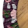 thumbnail image 5 of Ambesonne Floral Fitted Round Tablecloth, Pastel Blooms Leafy Pattern, 56"- 60" Diameter, Dark Fuchsia and Blush, 5 of 5