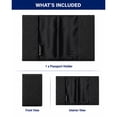 thumbnail image 2 of Brookstone Passport Holder Slim Lightweight Anti-Theft RFID Blocking Passport Covers for Travelling, 2 of 7