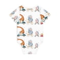 thumbnail image 5 of Balery Animals in Transport Pattern Baby Climbing Clothes Infant Bodysuit Cute Infant Bodysuit Baby Romper-2 Years, 5 of 7
