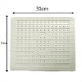 thumbnail image 2 of Labymos 2Pcs Kitchen Sink Mats with Holes Non-Slip Rubber Drain Pad Glass Dishes Protector, 2 of 5
