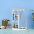 thumbnail image 2 of 4 Layer Jewelry Rack Earring Storage Ring Jewelry Rack Necklace Bracelet Jewelry Rack for Jewelry Display and Storage, 2 of 6