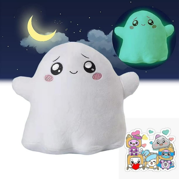 Tadina Toy Glow In The Dark Toy Ghosty Sticky N' Canny Plush Dolls Detachable Anime Plush Soft Stuff