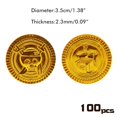 thumbnail image 4 of Jeu 100 Pcs les Enfants Jouets Trésor Pirate Chasse au Trésor Accessoires de Jeu Durable Réutilisable Simulation Pièce, 4 of 6
