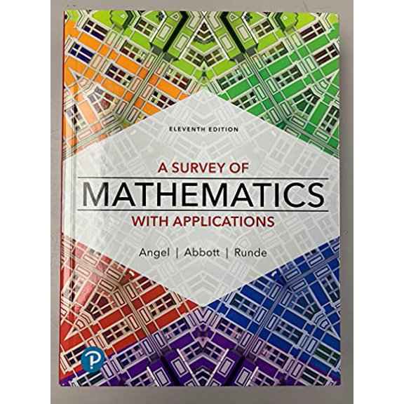 Pre-Owned A Survey of Mathematics With Applications: High School Edition, 9780137378562, 0137378564, Hardcover, 11 edition