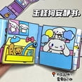 thumbnail image 2 of Juego de pegatinas Kawali Sanrio My Melody Cinnamoroll Pochacco Kuromi, libro silencioso, divertido, regalo de Anime para niñas, juguetes para niños, nuevo, 2 of 4