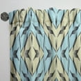 thumbnail image 3 of Designart 'Monochrome Fashion Ornament' Mid-Century Modern Curtain Panel, 3 of 5