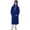 Blue, variant on Childrens Bathrobe, Hooded Plush Robe for Kids, Soft Velvet Sleepwear, Cozy Loungewear for Girls Boys, Youth Bathrobe for Home