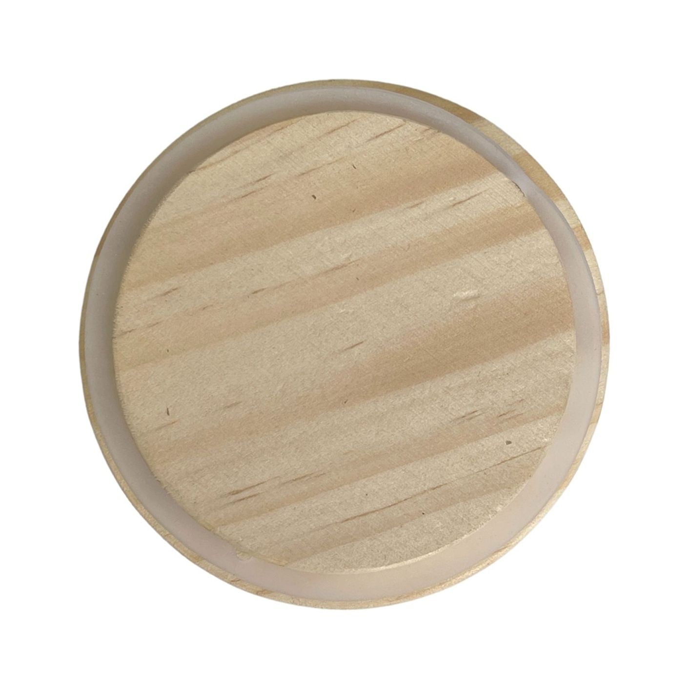 Natural Wood Candle Lid - Fits our 9.5 oz Monticiano Candle Making Supplies (Box of 12) FREE SHIPPING