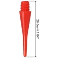 thumbnail image 2 of Unique Bargains Plastic Dart Tips, 150 Pack 2BA Thread Soft Dart Tips, Red, 2 of 7