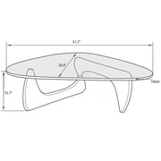 Gothic Coffee Table - Modern Accent Table - Living Room Center Table - Elegant Home Decor