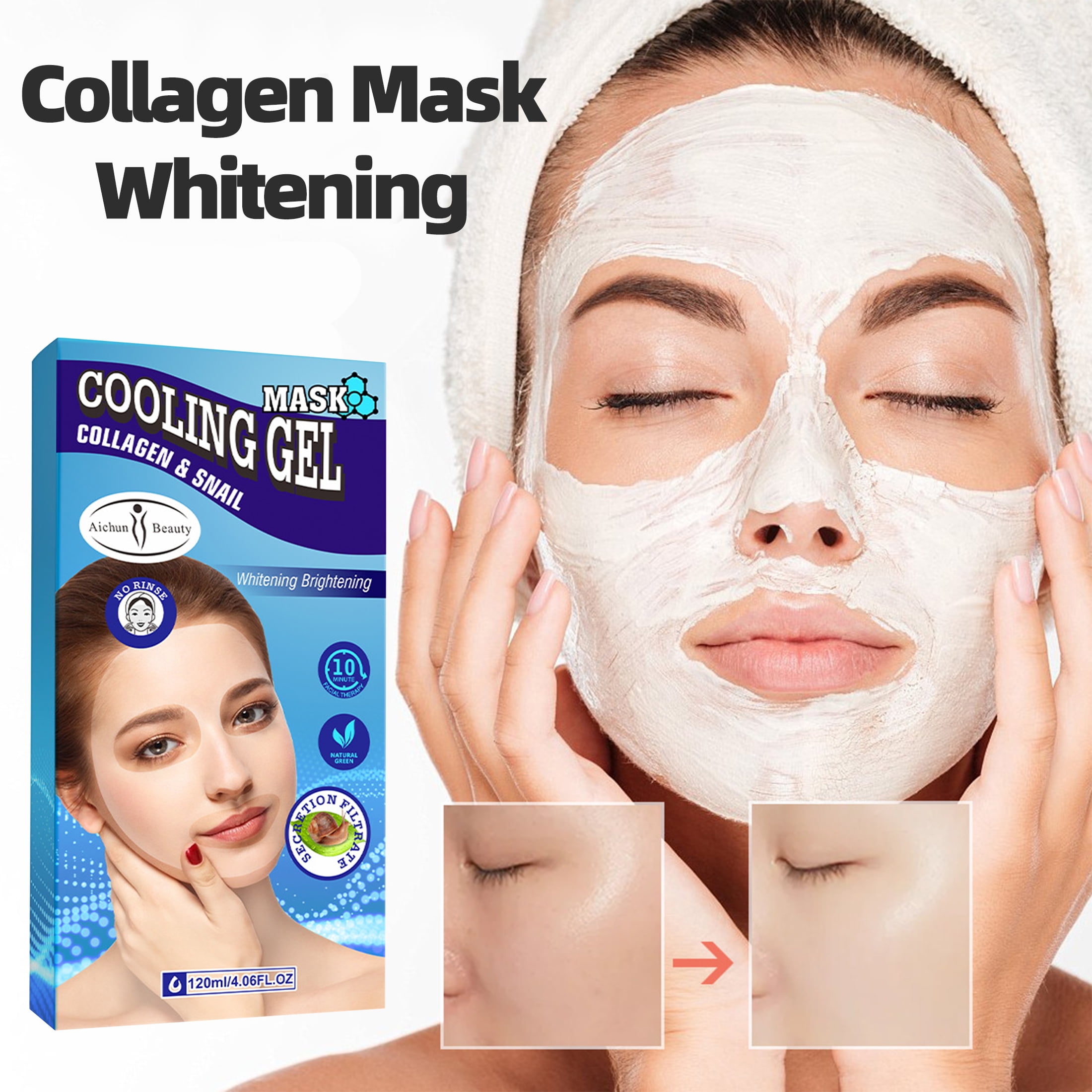Collagen Sleeping Face Mask Skin Care,Collagen Firming Mask,Protein