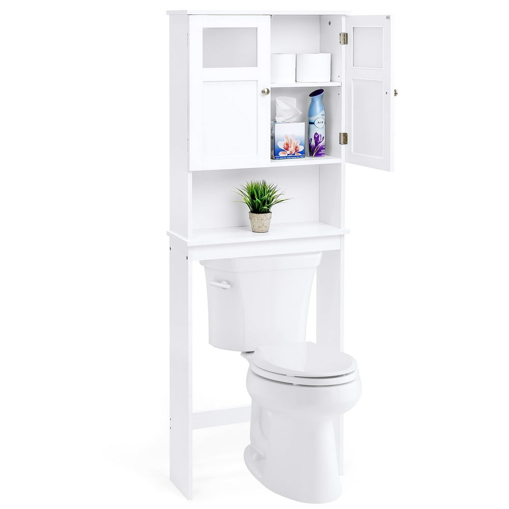 Best Choice Products Bathroom OvertheToilet Space Saver Double Door