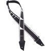 Jackson® Guitar Strap with Sharkfin Inlay Pattern, Black/White Model #2993738001