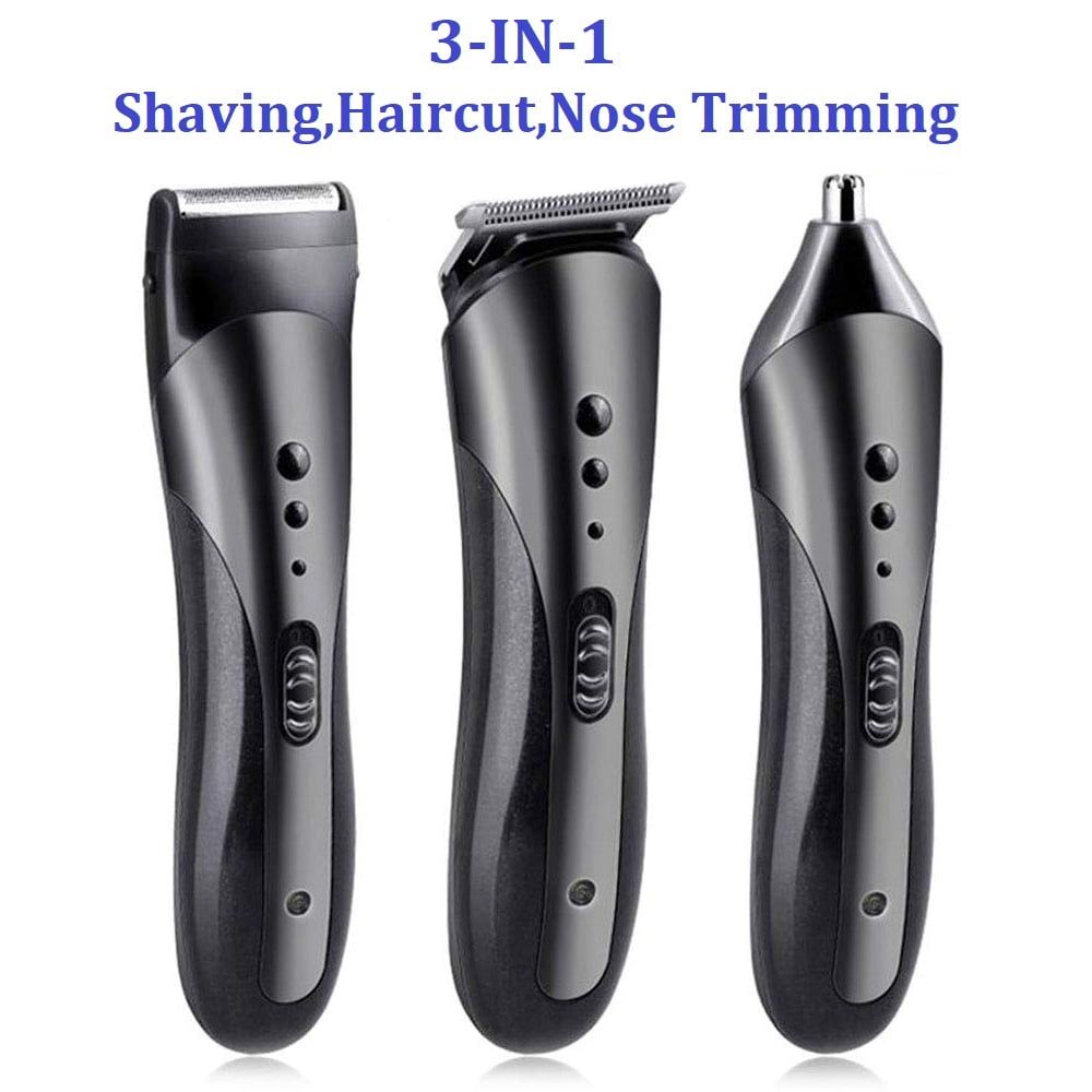 3 in 1 electric shaver trimmer rechargeable electric nose hair clipper wireless hair clipper US