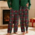 thumbnail image 2 of Mens Christmas Tree Pajama Pants Lounge Bottoms with Pockets & Drawstring Wide Leg Straight Novelty Funny Soft Pj Sleep Pants Xmas Pajamas Cute Sleepwear, 2 of 8