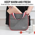 thumbnail image 4 of Wovilon School Supplies Lunch Bag Lunch Box For Women Men Reusable Insulated Lunch Tote Bag,Leakproof Thermal Cooler Sack Food Handbags Case High Capacity Fortravel Work School Picnic, 4 of 9
