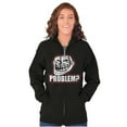 thumbnail image 3 of Troll Face Problem Big Smiley Meme Zip Up Hoodie Men's Women's Brisco Brands S, 3 of 6