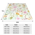 thumbnail image 3 of Fuzoiu bird and butterfly Print Ultra-Soft Micro Fleece Blanket,All Seasons Flannel Throw, Lightweight Blanket for Bed, Sofa, Couch, Movie Night, Camping, and Travel-40"x30", 3 of 7