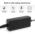 thumbnail image 2 of Battery Charger for ES2/ES4/E22/ES1L Electric Kick Scooter, 42V 1.7A Power Supply Cord, Multiple Security Protection, Black, 2 of 5