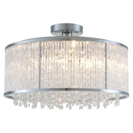 Dvi Lighting Dvp8517 Spar 18 5 Width 6 Light Semi Flush Ceiling Dvi Lighting Dvp8517 Spar 18 5 Width 6 Light Semi Flush Ceiling Fixture