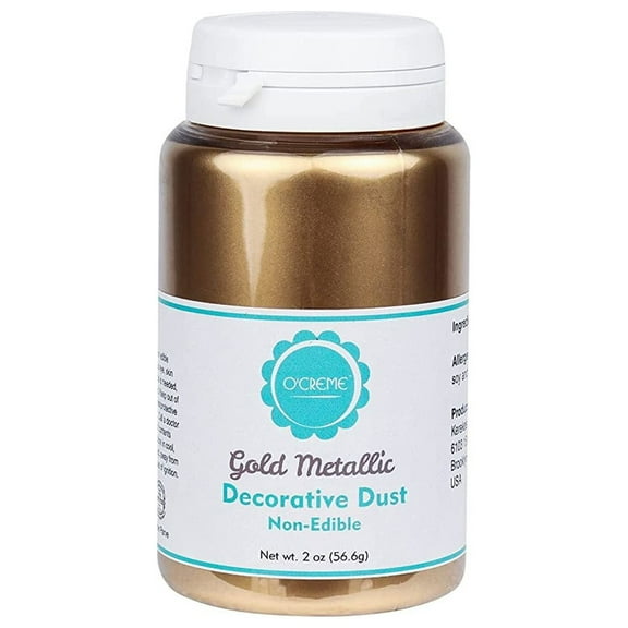 O'Creme Metallic Non-Edible Dust for Decoration, 56.6 Grams Gold