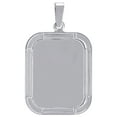 thumbnail image 2 of 925 Sterling Silver Unisex CZ Sacred Love Heart Of Jesus Religious Charm Pendant Necklace 35.5x21.1mm W Pendant for Wome, 2 of 2