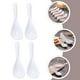 thumbnail image 2 of 5 unids Hogar Pequeño Scoop Restaurant Soup Soup Spoons Cuchara de plástico (blanco), 2 of 5