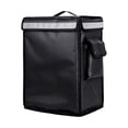 thumbnail image 3 of Mochila aislante para entrega de alimentos, bolsa térmica para comida fría y caliente, bolsillos de malla, bolsas para entrega de Pizza, calentador de negro, 3 of 8