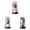 A,B,C, variant on 8.46" Halloween Pumpkin Night Light with Bouquet Design, Battery Operated Glass Cloche LED Lantern, Cute Tabletop Decor for Home Mantel Shelf Display (B)