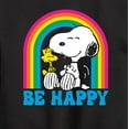 thumbnail image 3 of Peanuts - Be Happy Rainbow - Toddler & Youth Crewneck Fleece Sweatshirt, 3 of 6