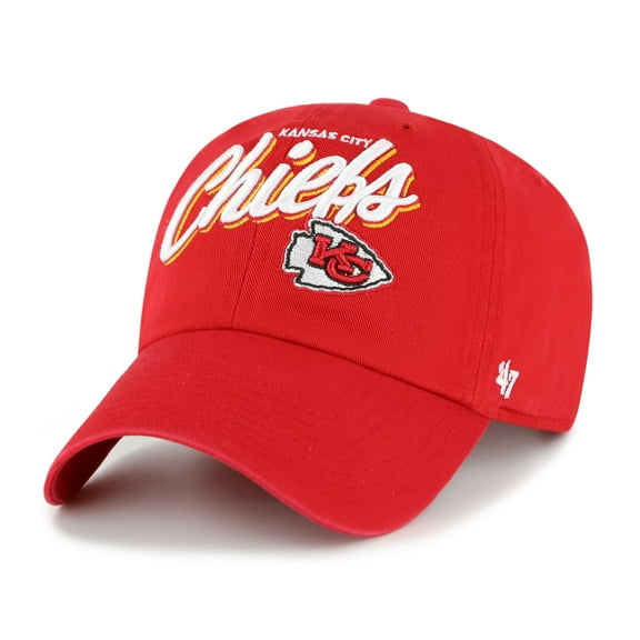 Women's '47  Red Kansas City Chiefs Ariana Clean Up Adjustable Hat