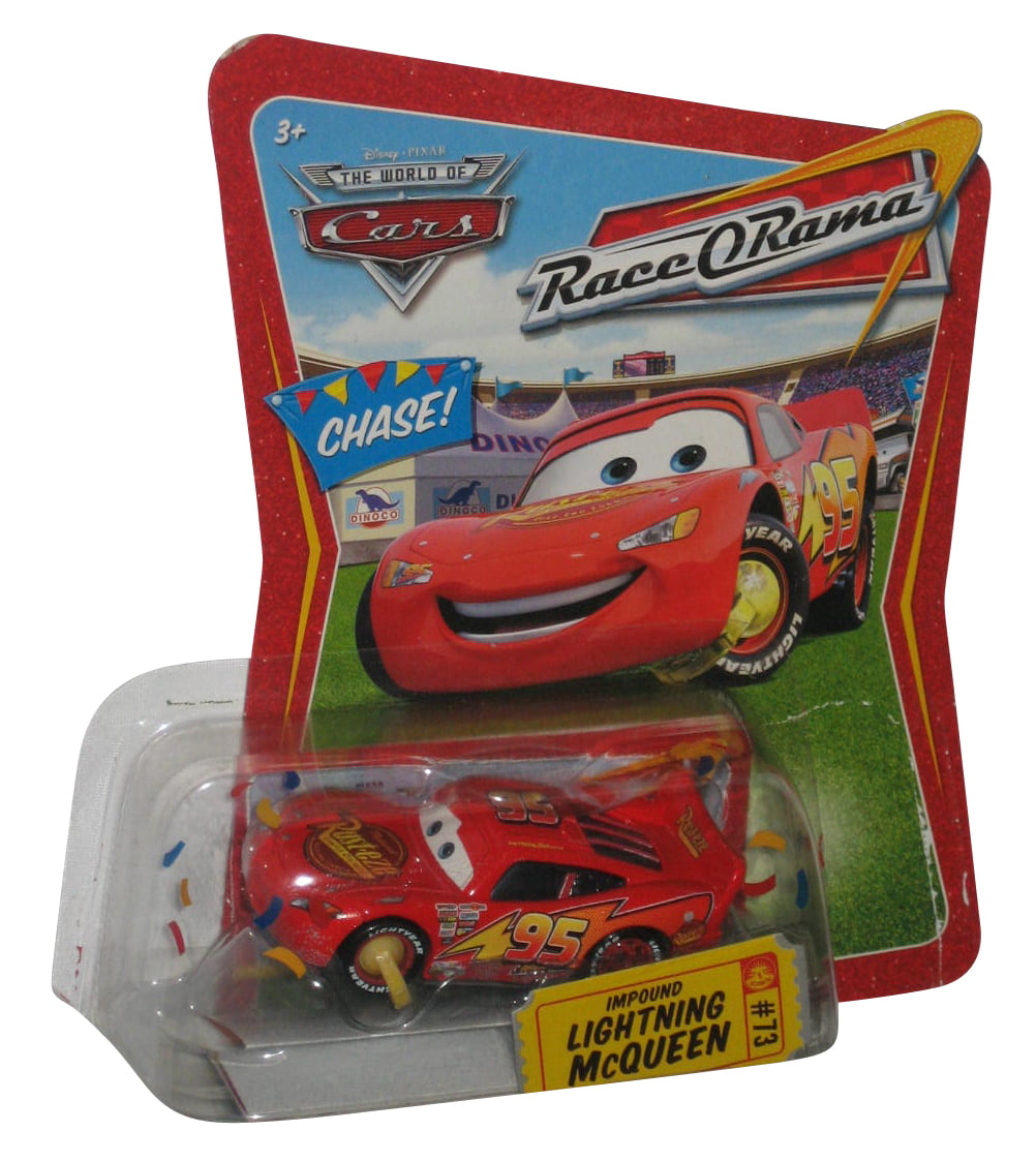 Mattel Disney Pixar Cars Dinoco Lightning McQueen Diecast Toys 1:55 Car  Loose
