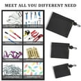 thumbnail image 4 of Paquete de 3 bolsas de herramientas pequeñas multiusos, bolsas de herramientas de lona, ​​bolsa de herramientas resistente, bolsa de mano, bolsa organizadora de herramientas con cremalleras, 4 of 5