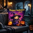 thumbnail image 7 of Halloween Pillow Cover 18x18, Fall Spooky Throw Pillow Case, Soft Polyester Decorative Cushion Cover, Hidden Zipper, Machine Washable for Couch Living Room by MPOISVA, 7 of 7