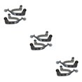 thumbnail image 1 of Espuelas de caballo Yuarrent 2x estilo occidental Negro y plateado, 1 of 6