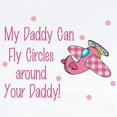 thumbnail image 2 of CafePress - My Daddy Can Fly Circles Around Body Suit - Long Sleeve Cotton Baby Bodysuit, 2 of 4