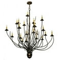 thumbnail image 4 of Meyda Tiffany 123017 54" W Sycamore 22 Light Chandelier - Copper, 4 of 5