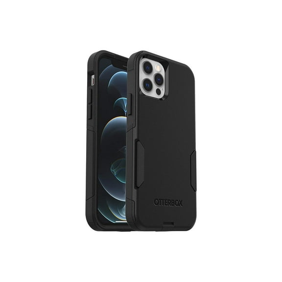 OtterBox Commuter Series Black Case for iPhone 12 and iPhone 12 Pro 77-65405