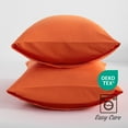 thumbnail image 7 of Soft Brushed Microfiber Body Pillowcase, Brunt Orange 2-Piece, 20x54 Inch, Envelope Closure, 7 of 7