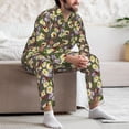 thumbnail image 7 of Balery Ladybugs And Flowers On A Wooden Pattern Pajama Sets for Men Long Sleeve 2 Piece Sleepwear Loungewear Sets Soft PJ's with Pockets Long Sleeve Comfy Pj Sets-XX-Large, 7 of 7