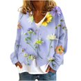 thumbnail image 2 of Cárdigan informal para mujer, con botones y estampado navideño, chaqueta de moda, abrigo, blusa de poliéster para mujer, 2 of 5