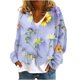 thumbnail image 2 of Puntoco Chaqueta Informal Con Botones Y Estampado Navideño Para Mujer, 2 of 5