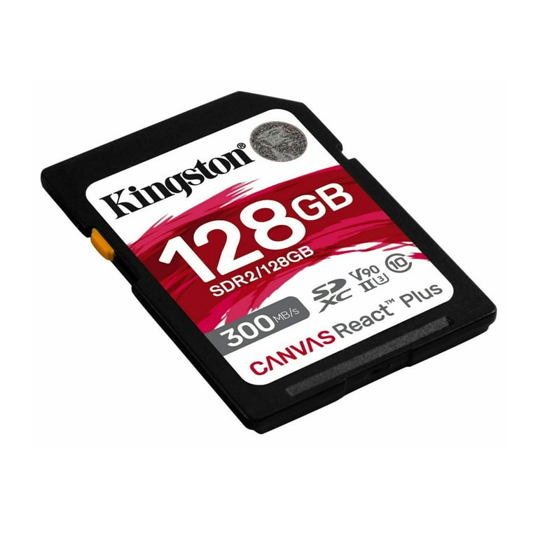 Kingston Canvas React Plus 128gb U3 V90 Sdxc Uhs-ii Sd Card : Target