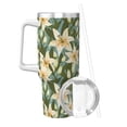 thumbnail image 2 of Vsdgher Lilies Flowers Pattern 40 oz Tumbler with Handle and Straw Lid | Insulated Cup Reusable Stainless Steel Water Bottle Travel Mug | Gifts for Women Men Him Her, 2 of 8