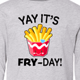 thumbnail image 4 of Inktastic Yay Its Fry Day with Cute French Fries Long Sleeve Youth T-Shirt, 4 of 5