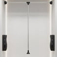 thumbnail image 3 of Tringle de Placard Rabattable, Acier Inoxydable Réglable 33-45 Pouces Organisateur de Rail de Garde-Robe, 60 lbs Tringle de Garde-Robe Latérale Robuste pour Suspendre les Vêtements, 3 of 8
