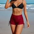 thumbnail image 5 of Attraco Women Swim Shorts High Waisted Swimsuit Shorts Swim Bottom Board Shorts, 5 of 7