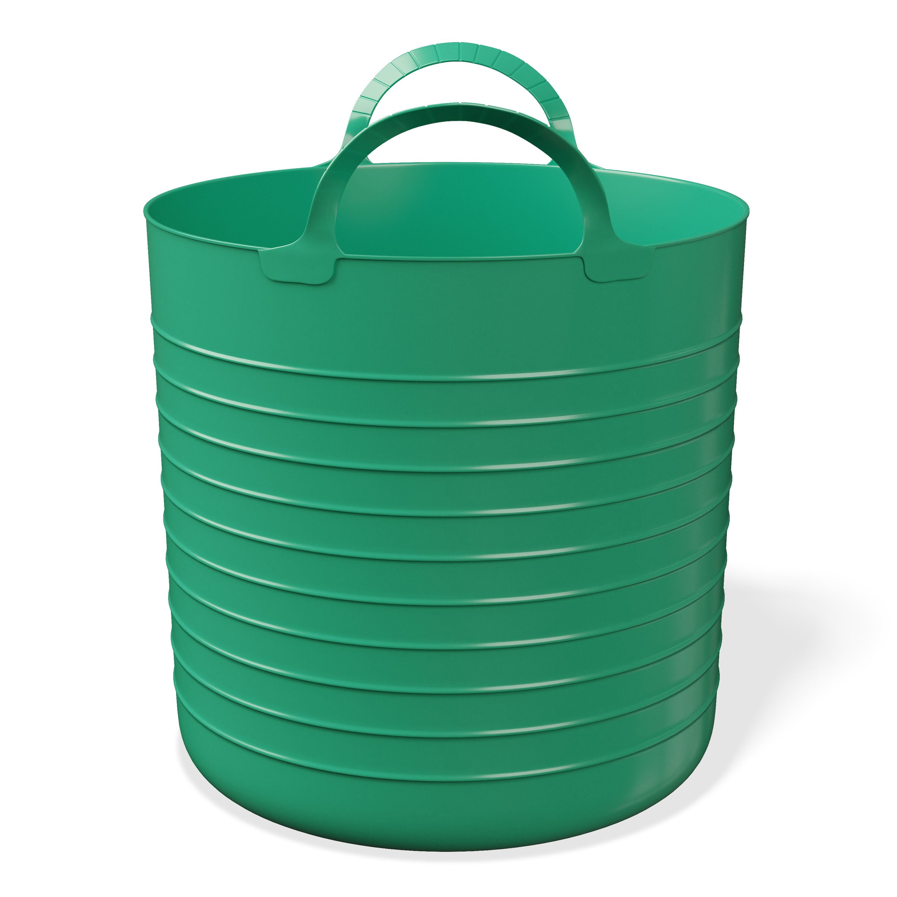 Mainstays Kids 10 Gallon Large Green Plastic Flex Storage Basket